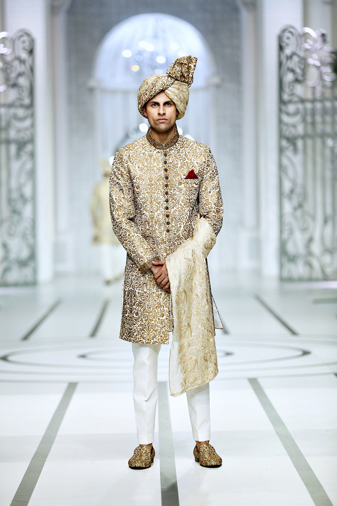 BCW 32 Elegant Copper Sherwani - A Perfect Blend of Style and Tradition
