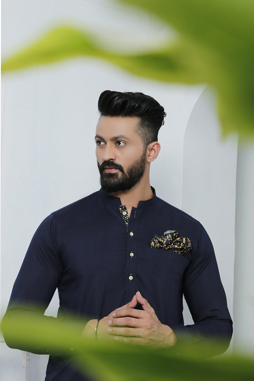 ER 488 Blue Edge Republic Kurta Pajama For Men