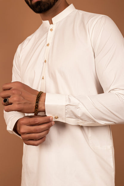 ER 323 White Design Kurta Pajama