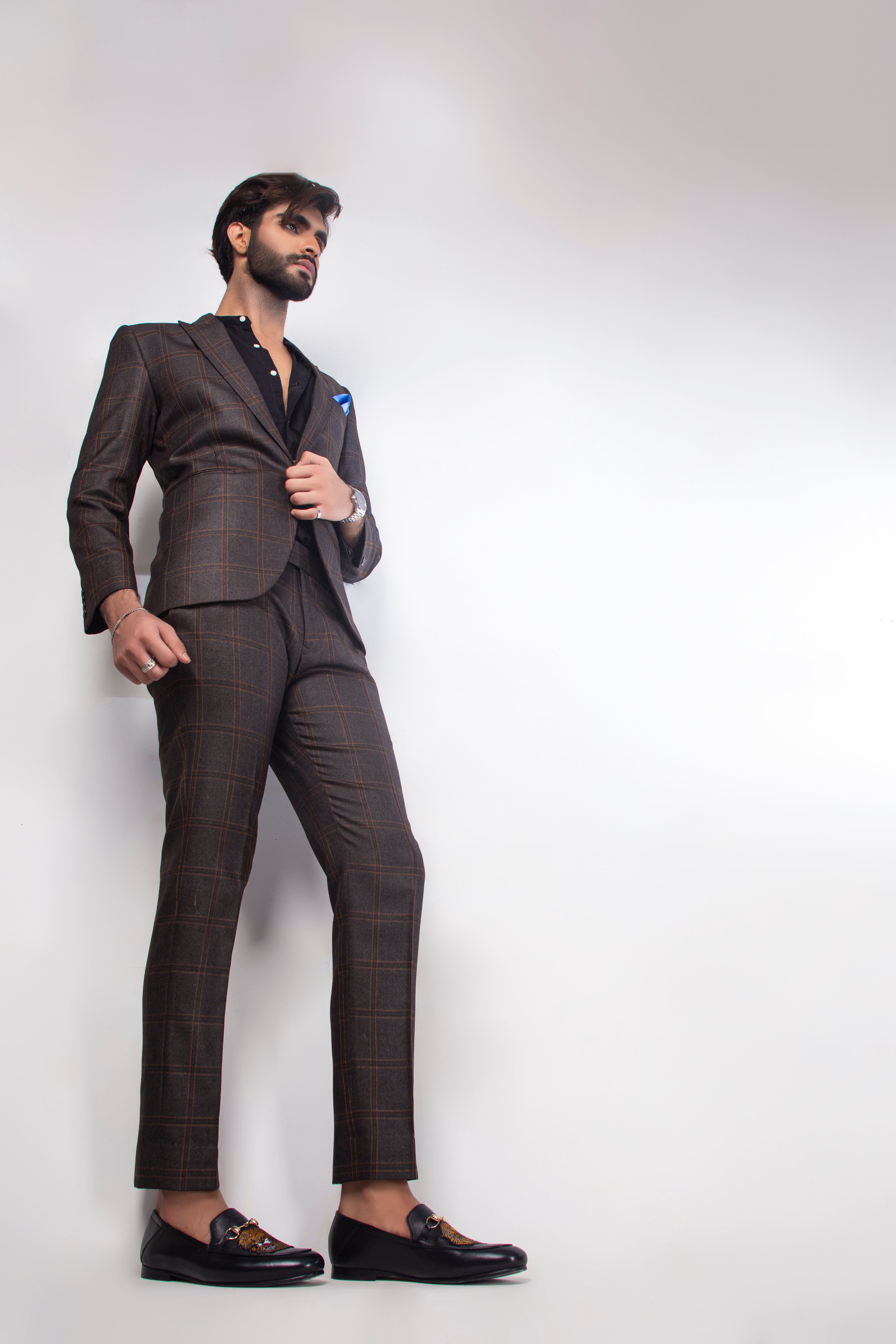MOGU Mens Slim Fit Suit 2 Piece Tuxedo for Prom India | Ubuy