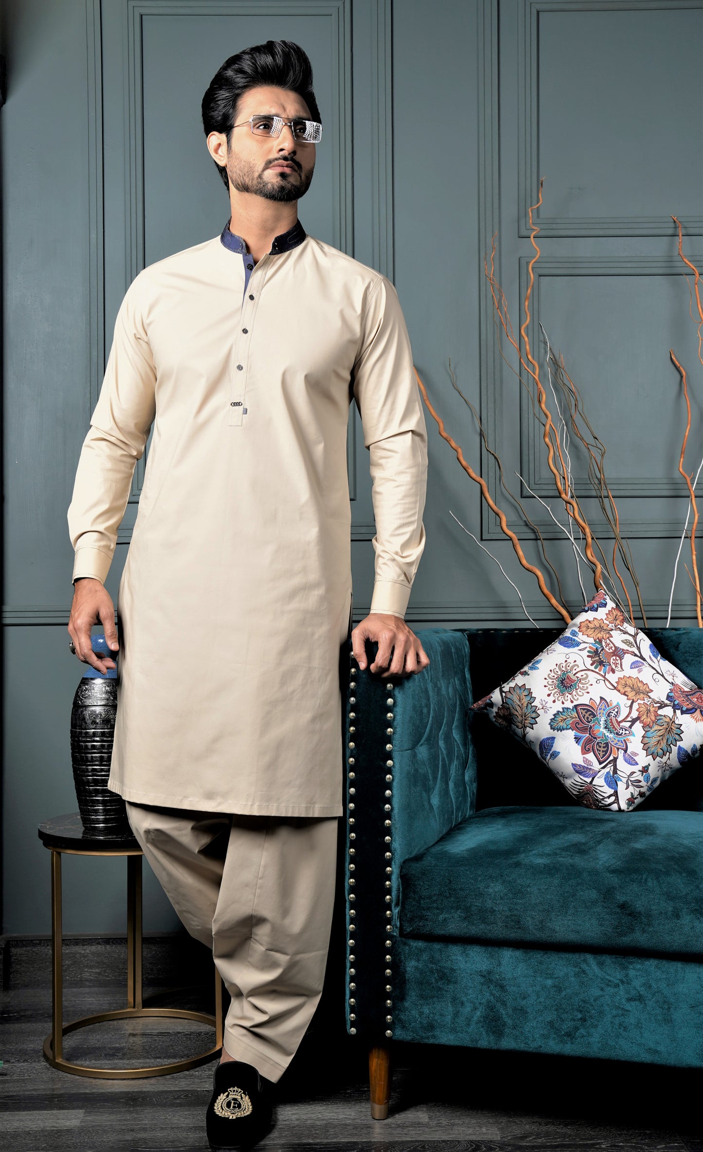 ER 597 Hard Cotton Kameez Shalwar For Men