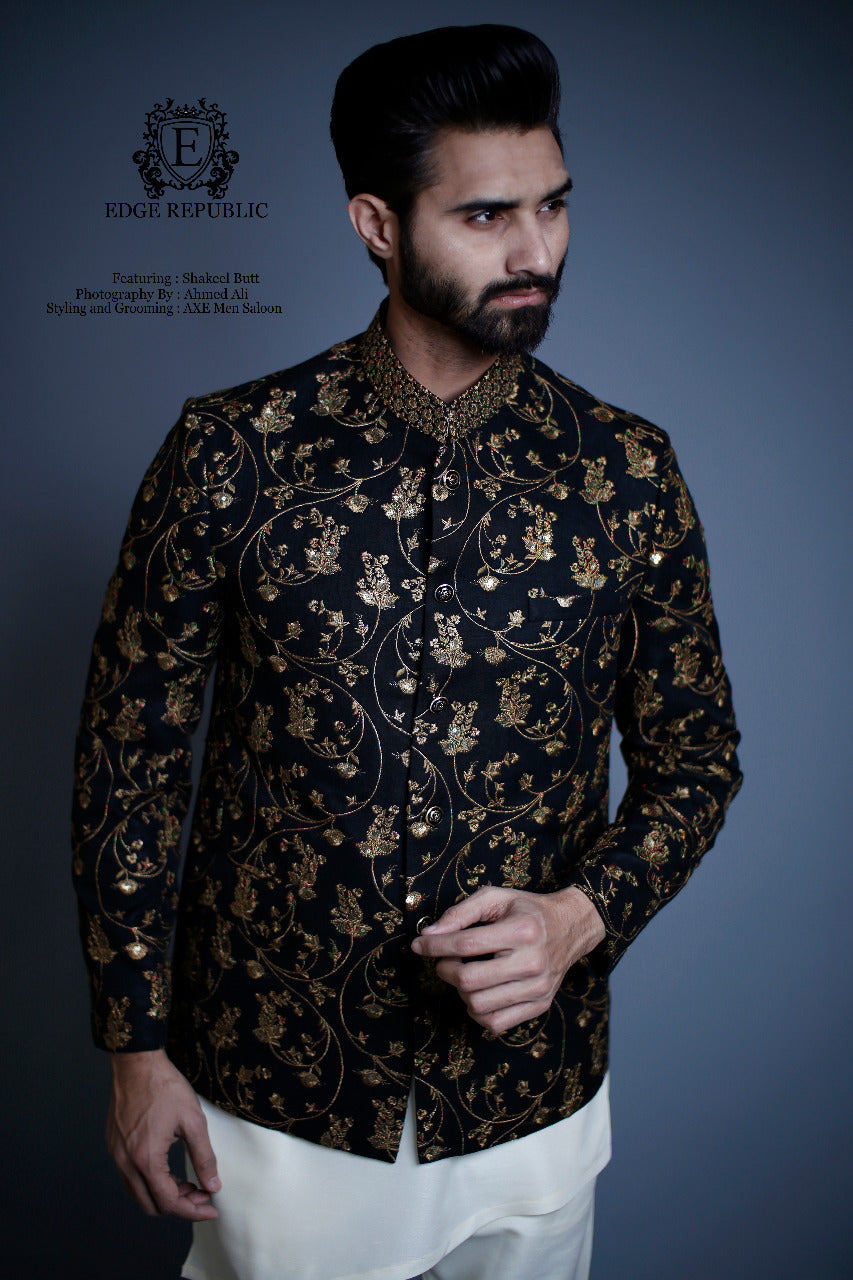 Groom Prince Suit 2016 ER PC 2016 Delicated Beige Embroided Prince